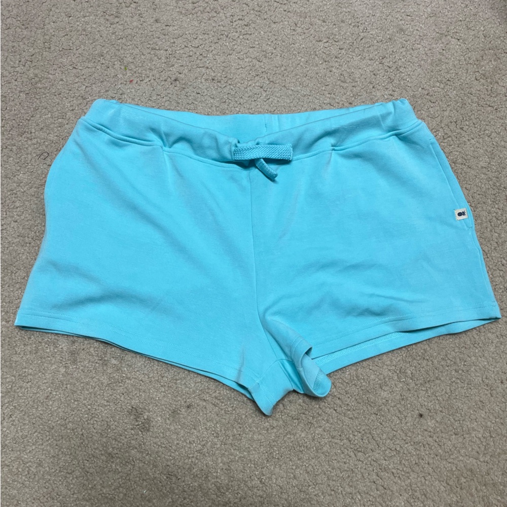 Simply Southern Aqua Shorts with Pockets - Super Soft - Worn Once